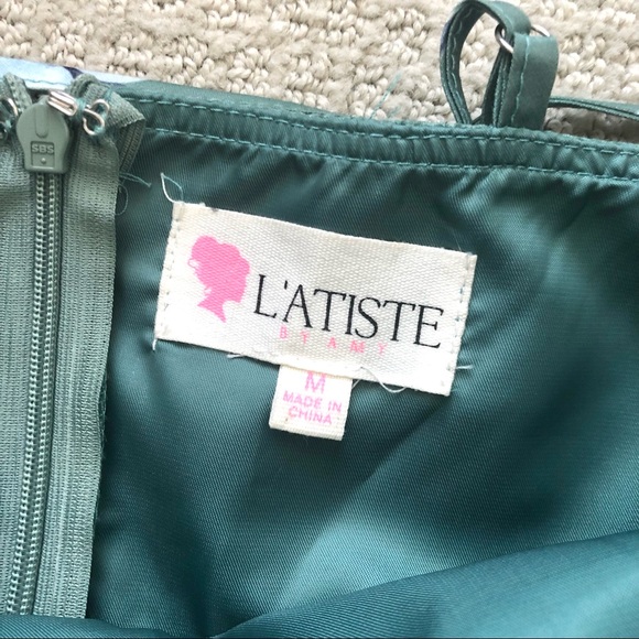 CLOSEOUT \L’atiste\• A-line Flared Cocktail Dress - Picture 13 of 16